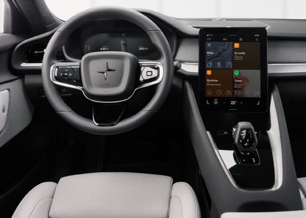 실내는 최대한 비건 소재를 사용하여 탄소중립과 동물친화적 행보에 일조한다. 사진=폴스타