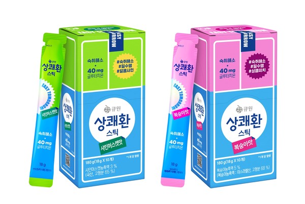 삼양그룹 식품 계열사 삼양사가 상쾌환 스틱 샤인머스캣맛과 복숭아맛을 출시했다. 사진=삼양사 제공