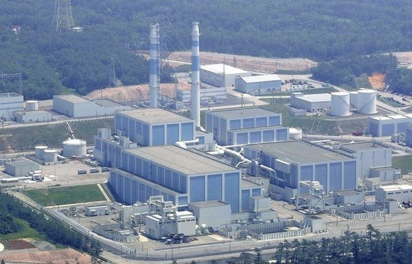 일본 이시카와현의 시가원자력발전소 전경