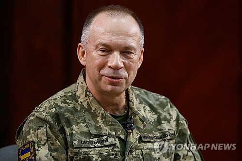 새로 우크라이나군 총사령관에 임명된 올렉산드르 시르스키 중장 (사진, 로이터=연합뉴스)