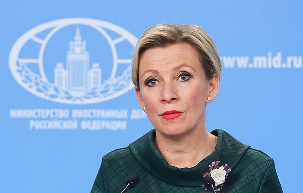 마리아 자하로바 러시아 외무부 대변인 (사진, 타스통신 홈페이지서 갈무리)