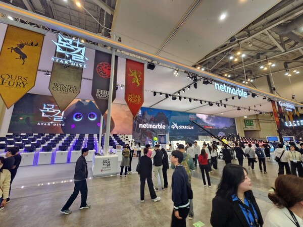 넷마블 부스(사진=서울와이어)