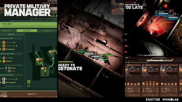 ‘민간군사기업 매니저’(사진=크래프톤)