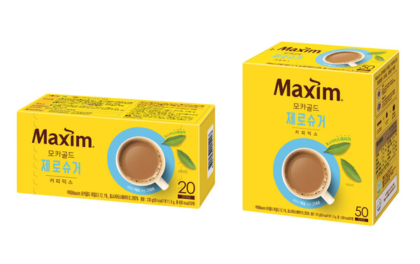 동서식품이 커피믹스 ‘맥심 모카골드 제로슈거 커피믹스’를 출시했다. 사진=동서식품 제공