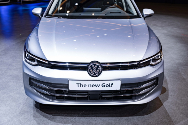 신형 골프의 전면부. 사진=폭스바겐 코리아 제공