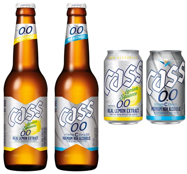 카스 논알코올 맥주 라인업.(사진=오비맥주)