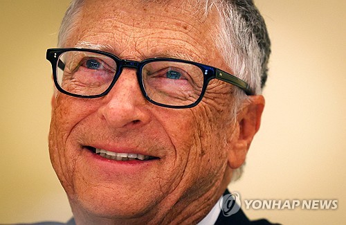 빌 게이츠가 8일(현지시간) 뉴욕에서 로이터통신과의 인터뷰를 통해 재산 2000억 달러 기부를 약속했다 (사진, 로이터=연합뉴스)