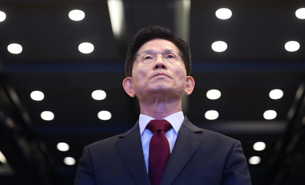 김문수 국민의힘 대선 후보가 15일 오전 서울 영등포구 중소기업중앙회에서 열린 '자랑스러운 중소기업인협의회 조찬 강연'에 참석해 당선시 중대재해처벌법과 노란봉투법 개정을 예고했다. 사진=연합뉴스  