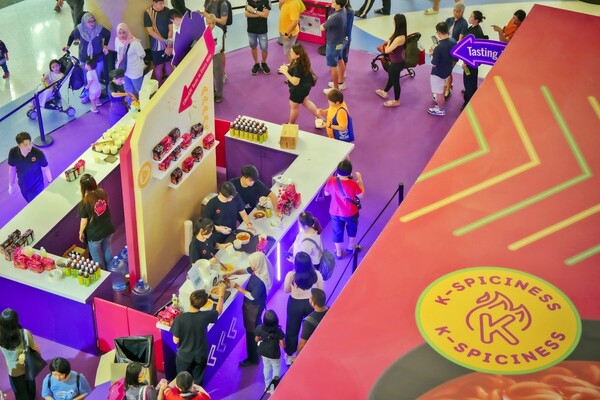 삼양식품이 쿠알라룸푸르에서 팝업스토어를 진행했다. 사진=삼양식품