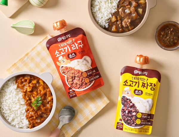 남양유업이 12개월 이상 유아를 위한 간편 조리식 ‘아이꼬야 맘스쿠킹 바로먹는 소스’ 2종을 출시했다. 사진=남양유업