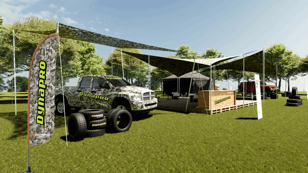 디 에어 하우스 부스 이미지 시안. 자료=한국타이어