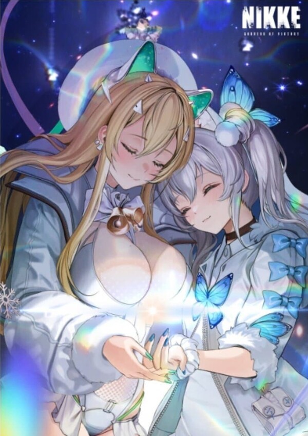 손가락 개수로 논란이 됐던 '승리의 여신: 니케' 프로모션 이미지. 사진=시프트업