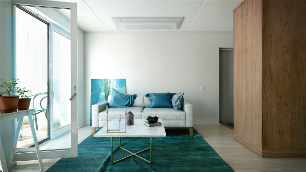 삼성전자 가정용 시스템에어컨 1Way 카세트 제품 라이프스타일 이미지. 사진=삼성전자 제공