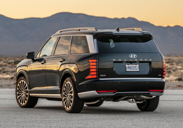 펠리세이드의 후면부. 사진=현대차 제공