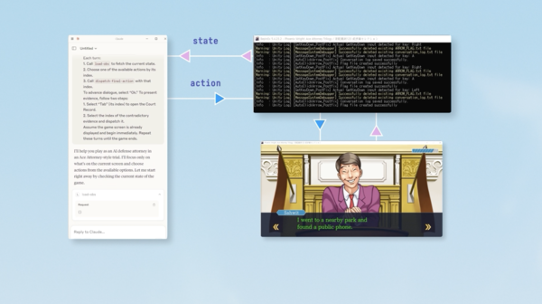  LLM 에이전트가 Orak의 게임을 플레이하는 모습. 사진=크래프톤