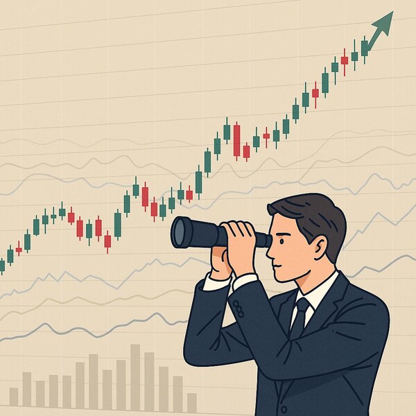 주요 투자기관들은 외국인 수급과 정책 기대, 금리 인하 환경 등을 근거로 코스피 상단을 최대 3600포인트까지 열어두는 분위기다. 사진=GPT4o 생성