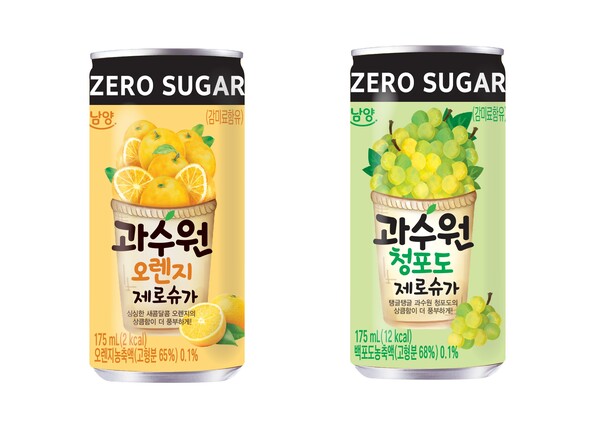 남양유업이 단체급식, 식당 등 특수처 경로를 겨냥한 ‘과수원 제로슈가’를 출시했다. 사진=남양유업