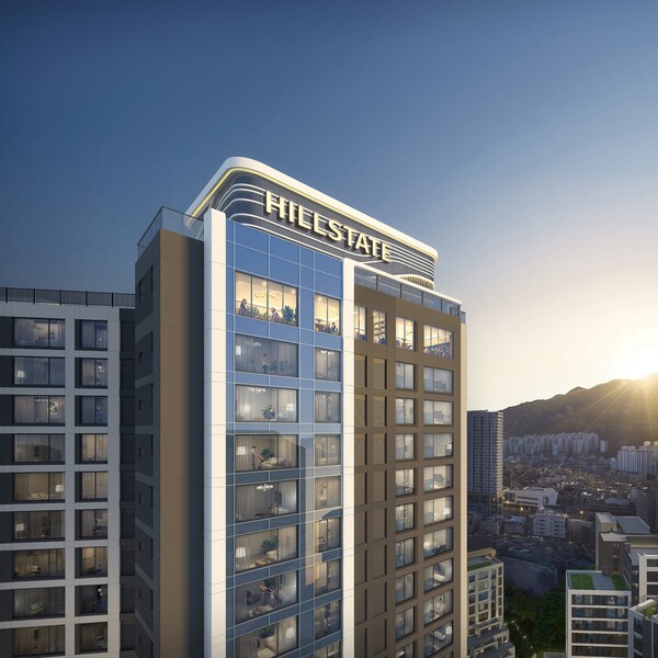 하이라이브 사업을 통해 개선된 외관 투시도. 사진=현대건설 제공