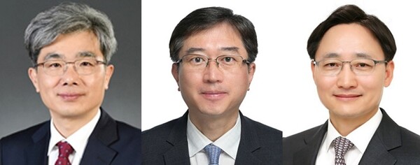 이재명 대통령이 26일 (왼쪽부터) 헌법재판소장에 김상환 제주대 법학전문대학원 석좌교수, 헌법재판관에 오영준 서울고등법원 부장판사, 국세청장에 임광현 더불어민주당 의원을 각각 지명했다. 사진=연합뉴스  