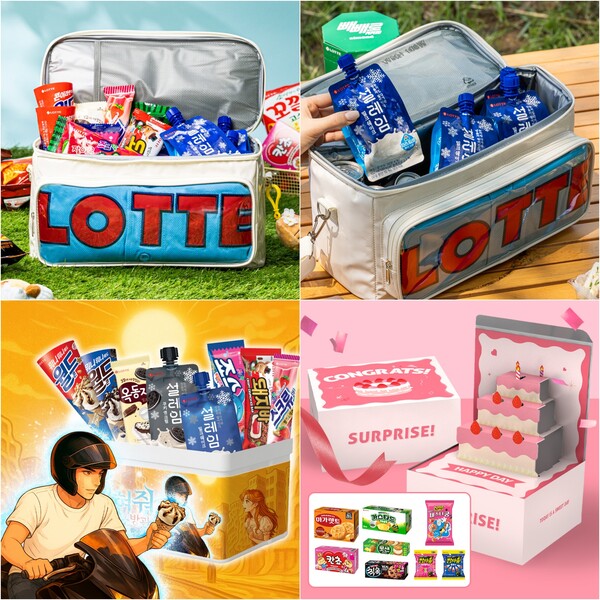 롯데웰푸드가 급성장하는 온라인 선물하기시장을 공략하기 위해 소비자들의 눈길을 사로잡는 이색 콘셉트 선물세트를 선보인다. 사진=롯데웰푸드