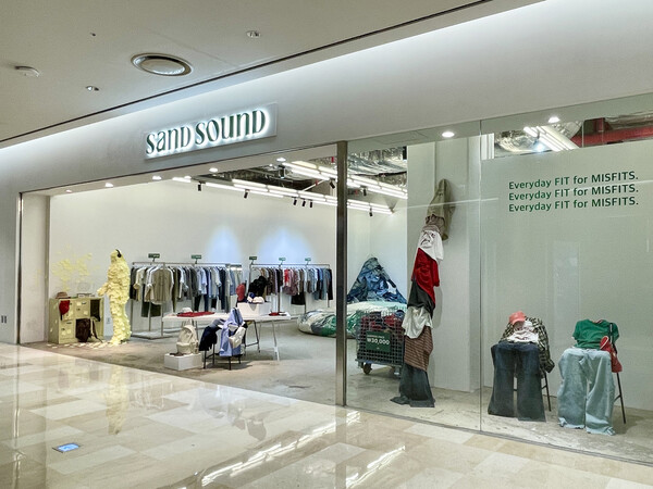 샌드사운드 롯데월드몰 팝업 스토어. 사진=삼성물산 패션부문 제공