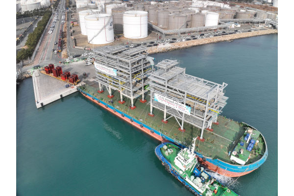 샤힌 프로젝트 대형 모듈. 사진=DL이앤씨 제공