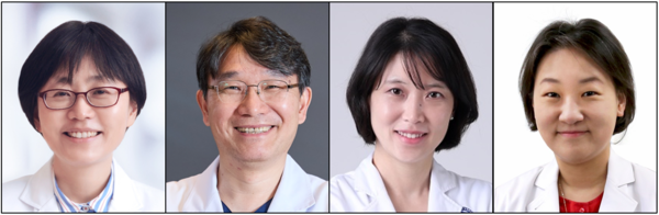 (왼쪽부터) 박영주 서울의대 내분비대사내과 교수, 김신곤 고려의대 내분비내과 교수, 김효송 연세암병원 종양내과 교수, 신애선 서울의대 예방의학교실 교수.(사진=광동제약)