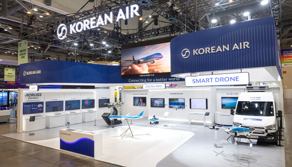 ‘2025 월드 스마트시티 엑스포(WSCE)’ 대한항공 부스 전경. 사진=대한항공