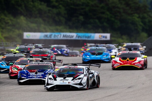 2025 시즌 람보르기니 슈퍼 트로페오 한국 대회 장면. 사진=한국타이어