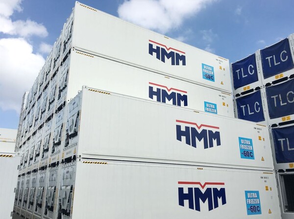 HMM의 초저온 냉동 컨테이너 '울트라 프리저'. 사진=HMM