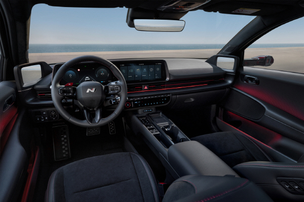 더 뉴 아이오닉 6 N 라인 내장. 사진=현대차