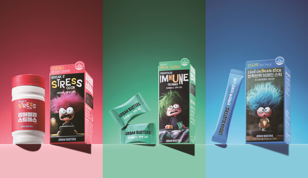 LG생활건강이 건강기능식품 브랜드 ‘어반버스터즈(URBAN BUSTERS)’를 론칭했다. 사진=LG생활건강 제공