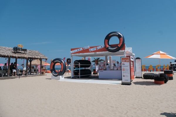 한국타이어 튜브숍 양양 팝업스토어. 사진=한국앤컴퍼니그룹 제공