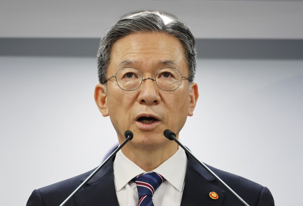 정성호 법무부 장관이 11일 정부서울청사에서 2025년 광복절 특별사면 브리핑을 갖고 있다. 사진=연합뉴스