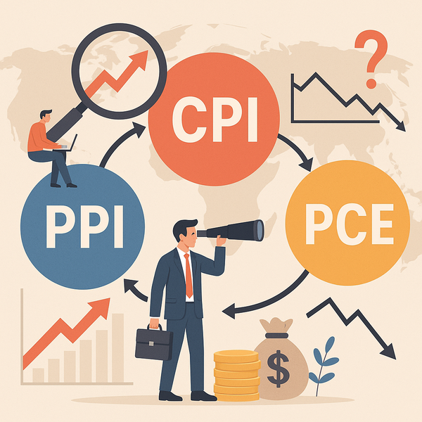 CPI, PPI, PCE 같은 주요 물가 지표는 미국 연방준비제도의 통화정책, 금리 결정, 나아가 주식·채권·외환시장 흐름을 좌우하는 핵심 신호다. 사진=GPT생성