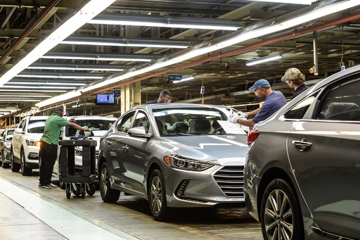 현대자동차 미국 앨라배마 공장(HMMA) 생산 라인. 사진=현대자동차