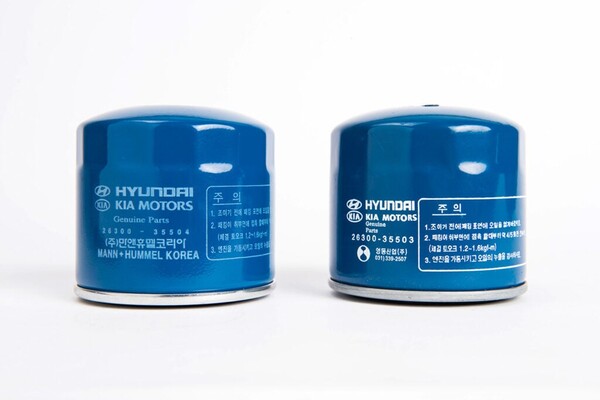 현대차 가짜 부품(왼쪽)과 진짜 부품. 사진=현대차