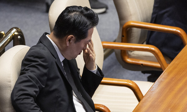 지난 1일 국회에서 열린 정기국회 개회식에 참석한 장동혁 국민의힘 대표. 사진=연합뉴스   