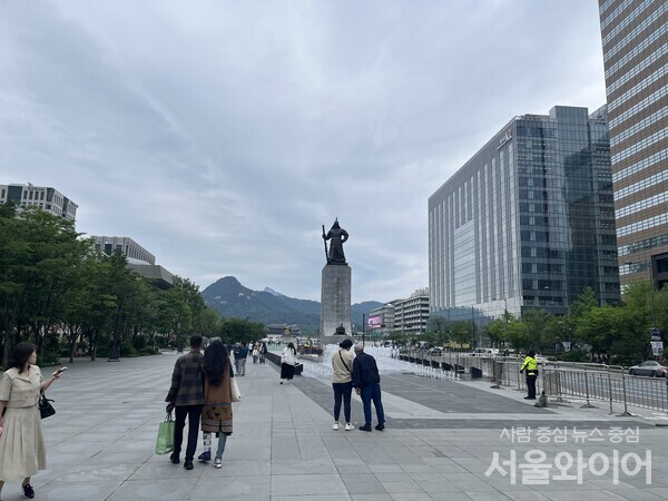 광화문 광장 전경. 사진=서울와이어DB