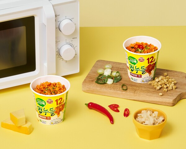 오뚜기 고단백 컵누들 2종 연출 이미지. 사진=오뚜기