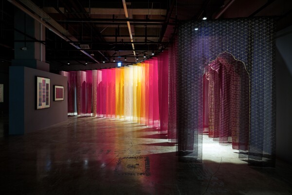 '현대 트랜스로컬 시리즈: 엮음과 짜임' 전시 전경. 사진=청주공예비엔날레조직위원회 제공