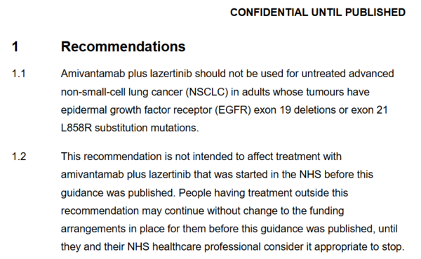 사진=영국 국립보건임상평가원(NICE) 초안 가이드라인(Draft guidance consultation) 문서 발췌.
