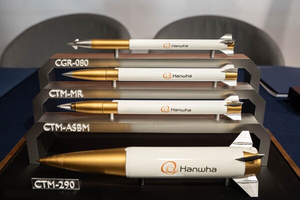 향상된 GPS가 탑재될 천무 유도미사일. 사진=한화에어로스페이스