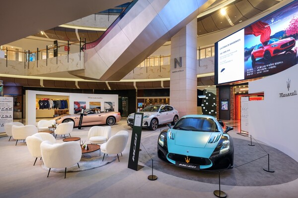 여의도 IFC몰에서 열리는 '라 까사 디 마세라티(La Casa Di Maserati)' 팝업스토어. 사진=마세라티 코리아 제공
