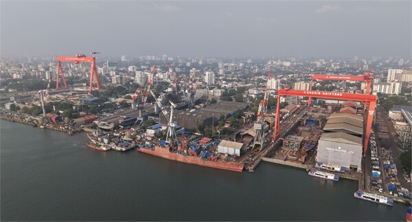 인도 코친조선소 전경. 사진=HD현대