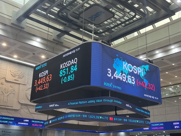 천장 뚫은 코스피, 3440선에 상승 마감1