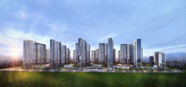 동부건설의 검단 '센트레빌 에듀시티' 조감도. 사진=동부건설