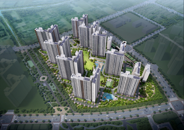 풍무 푸르지오 더마크 조감도. 사진=대우건설