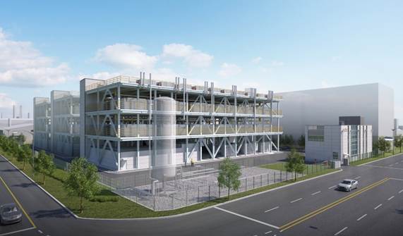 울산하이드로젠파워 2호 조감도. 사진=롯데케미칼