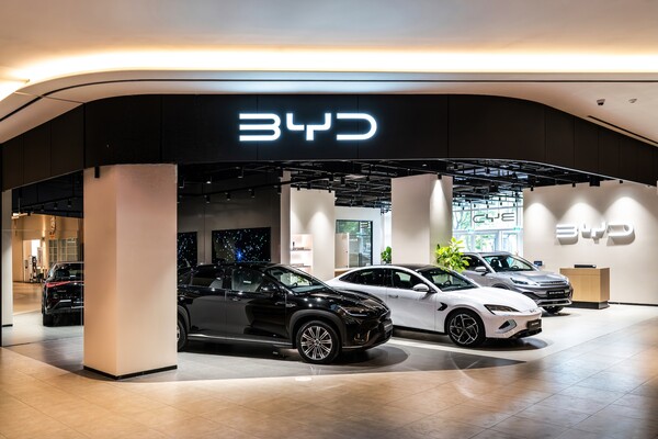 BYD 스타필드 시티 명지 부산 전시장. 사진=BYD코리아 제공